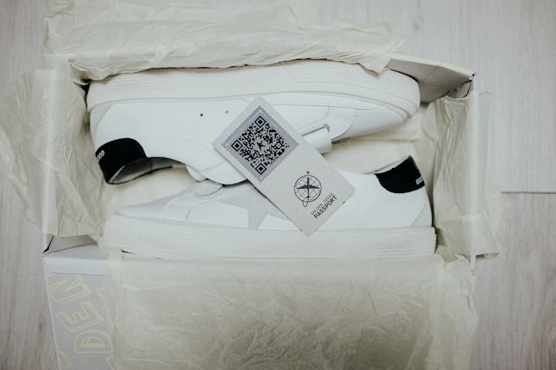 Sneakers in a gift box