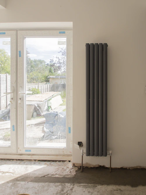 Radiator and heating