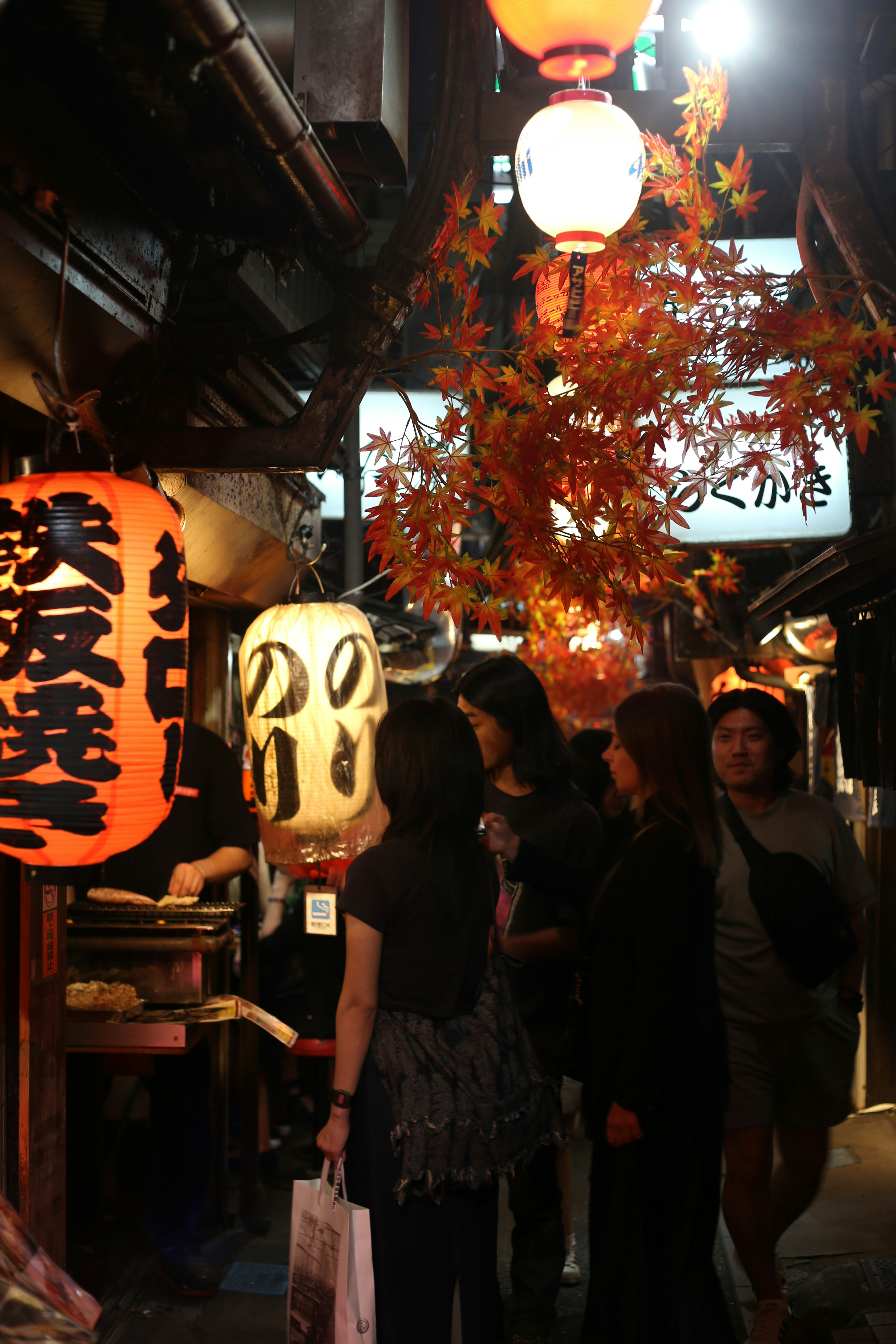 Diverse crowd in Tokyo Neo-Yokocho