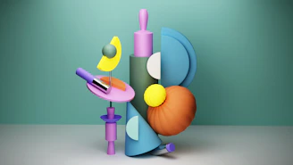 A group of objects sitting on top of a table