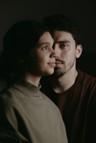 A couple of people that are looking at something