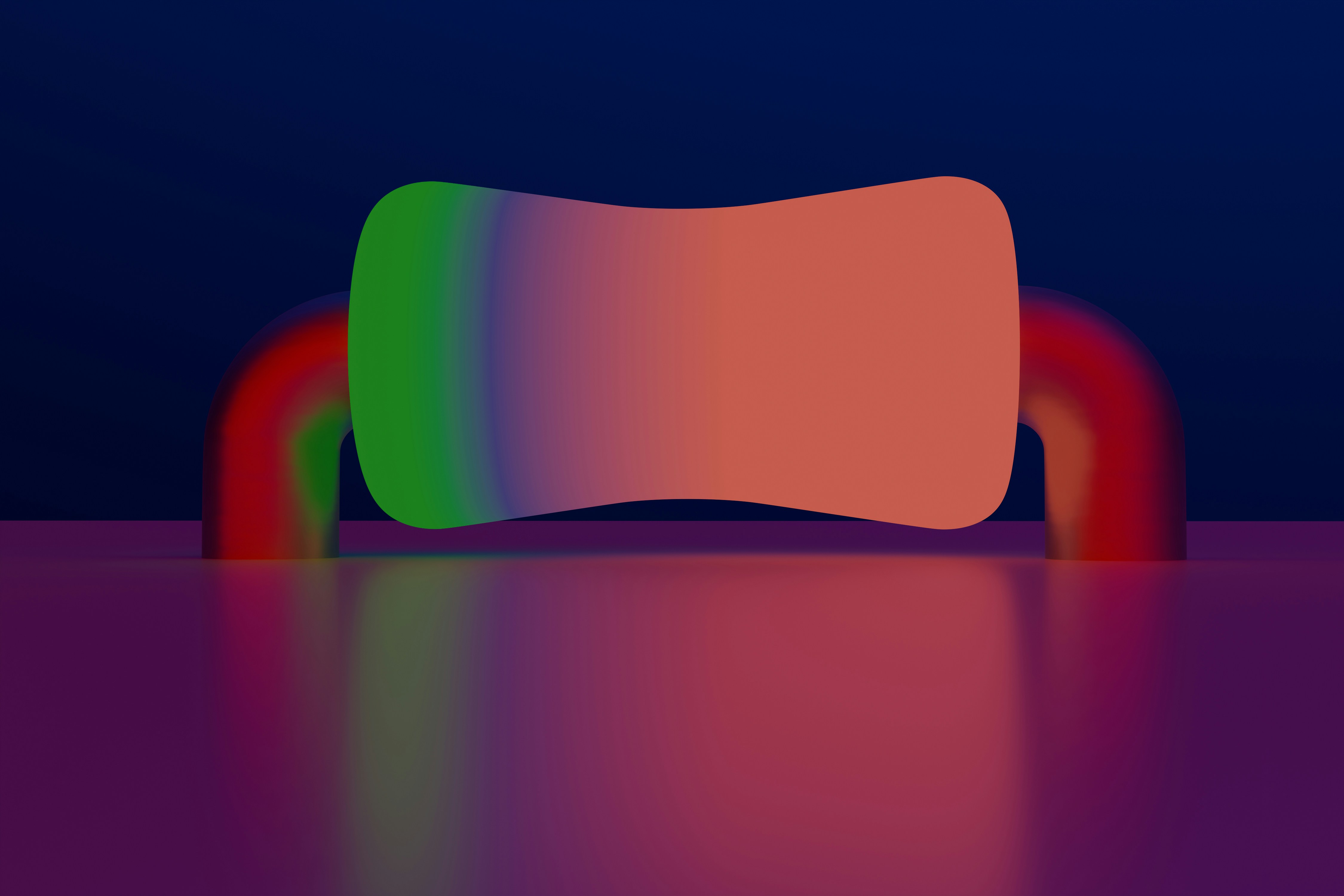 Abstract 3D gradient