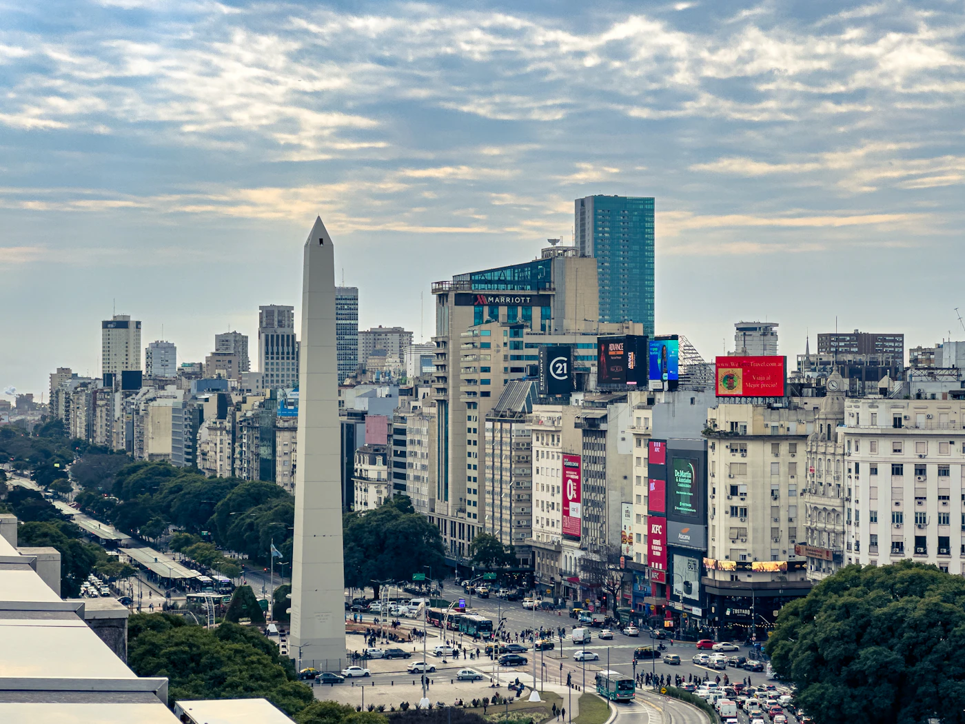 Buenos Aires skyline with the Obelisco