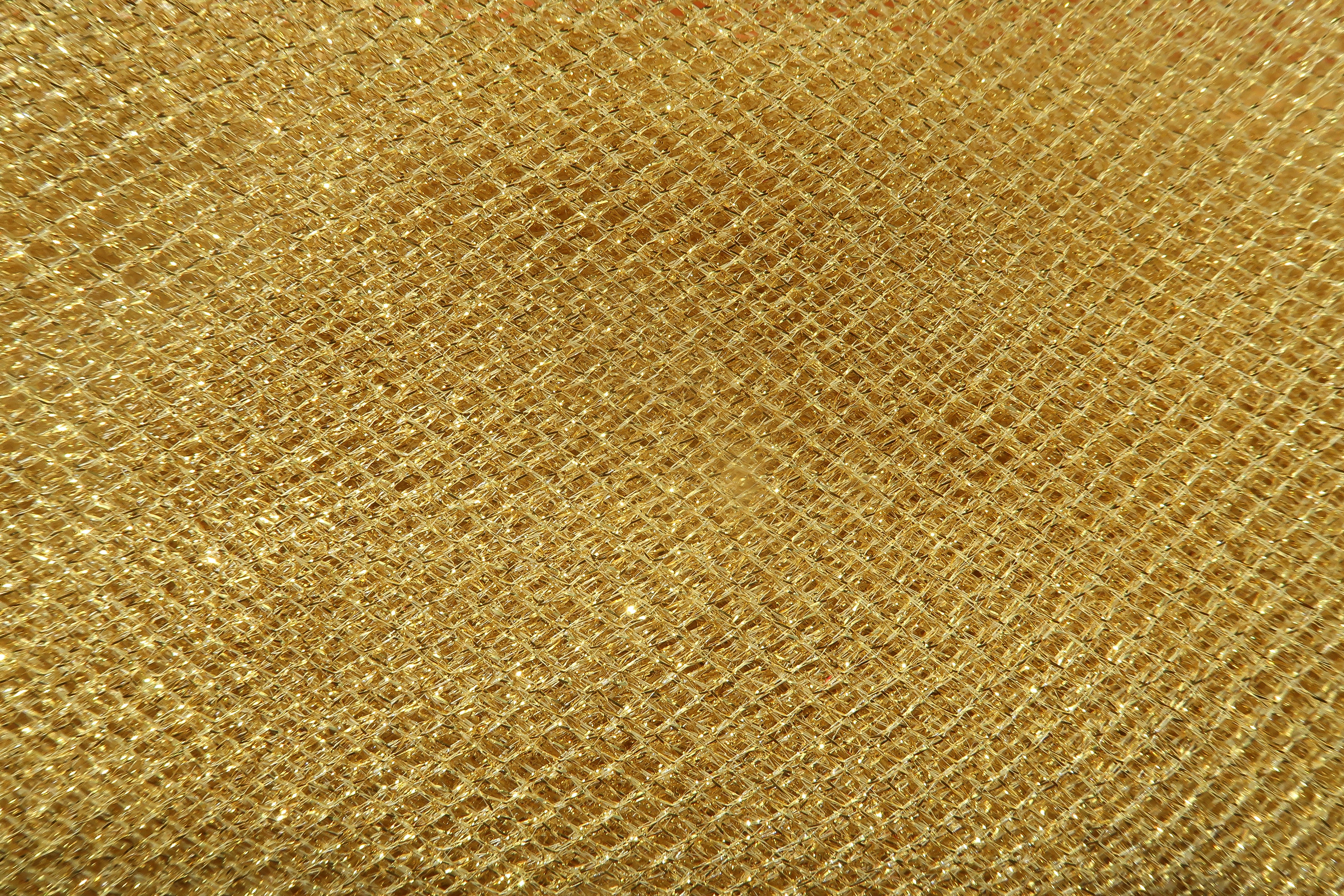 Gold cloth close-up