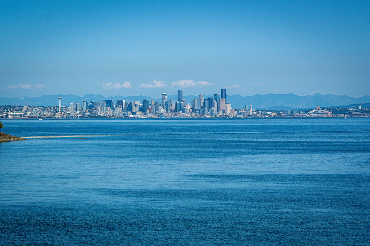 A view of Seattle from Bainbridge Island