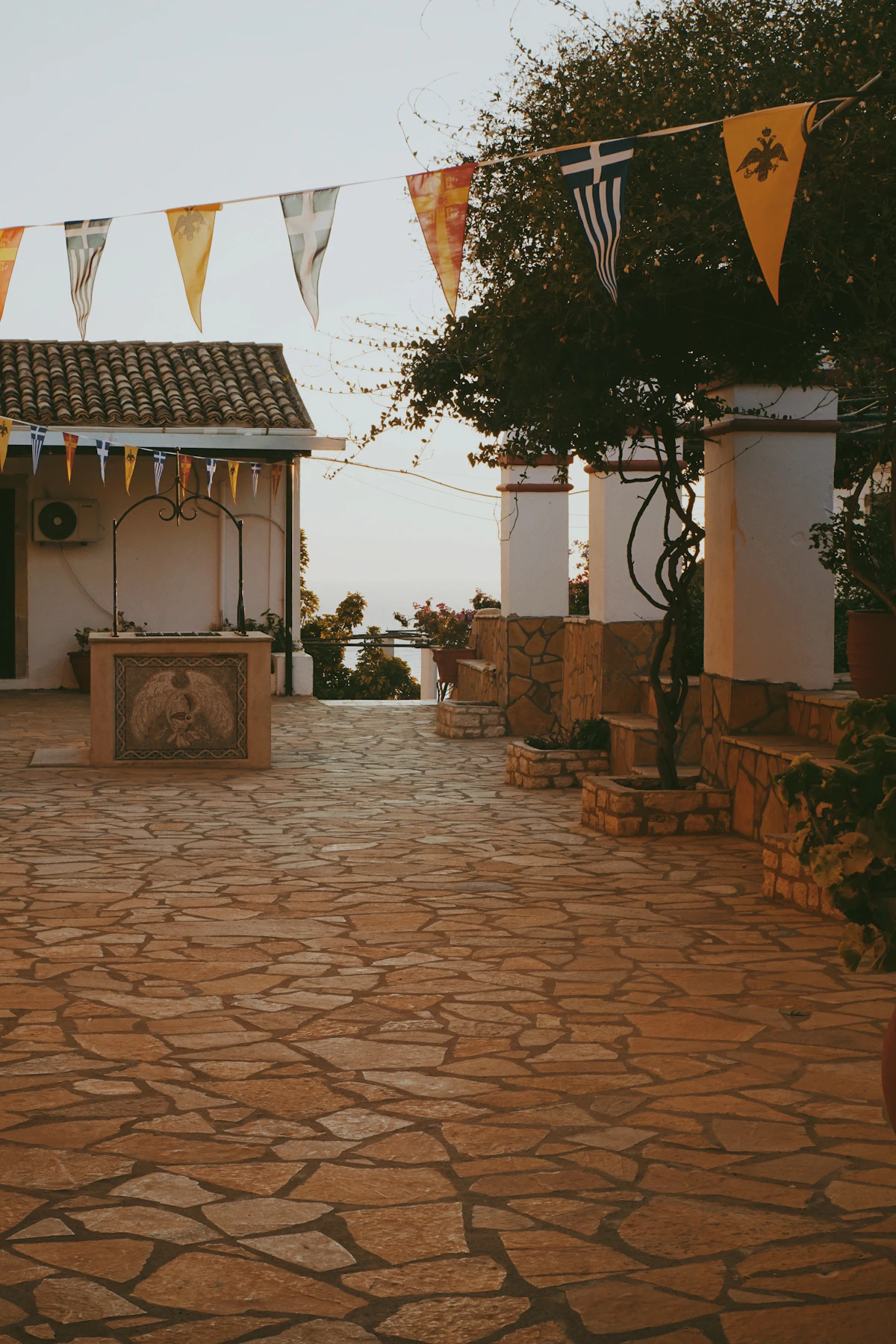 Inside the Paleokastritsa Monastery, Corfu