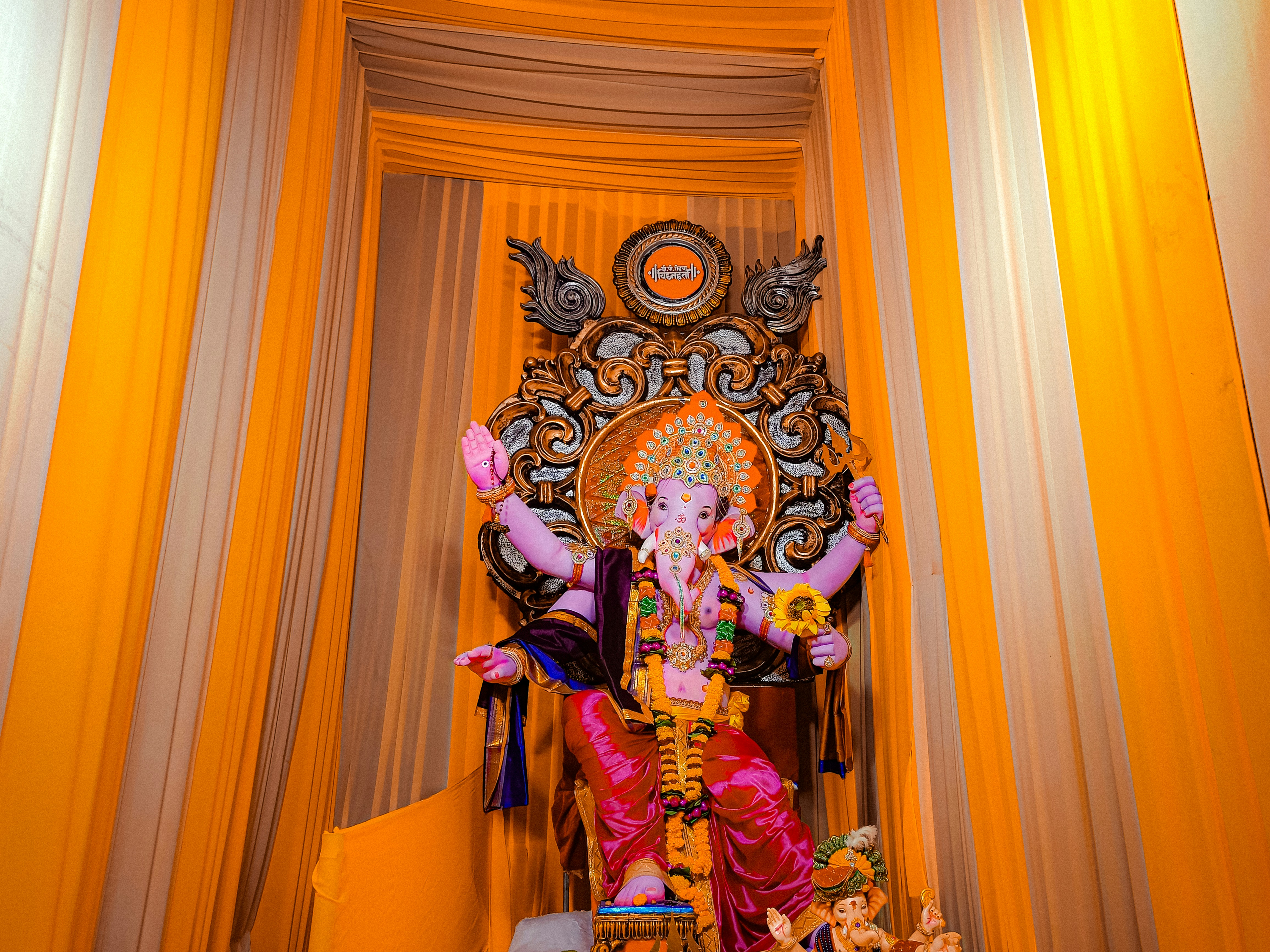 Elegant elephant statue