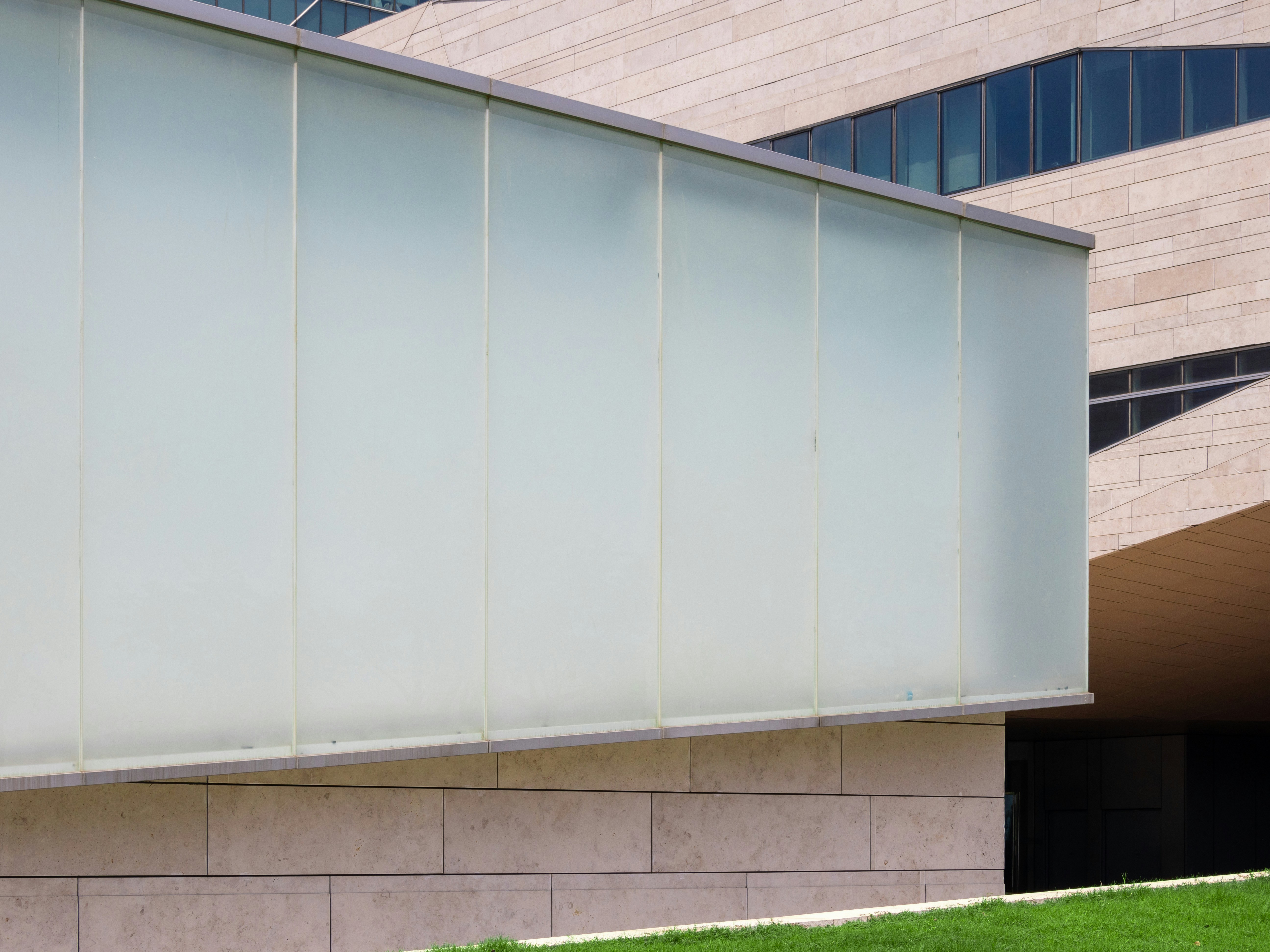 A building that has a sign on the side of it