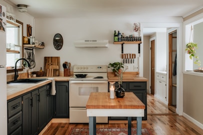 A kitchen filled with lots of counter top space