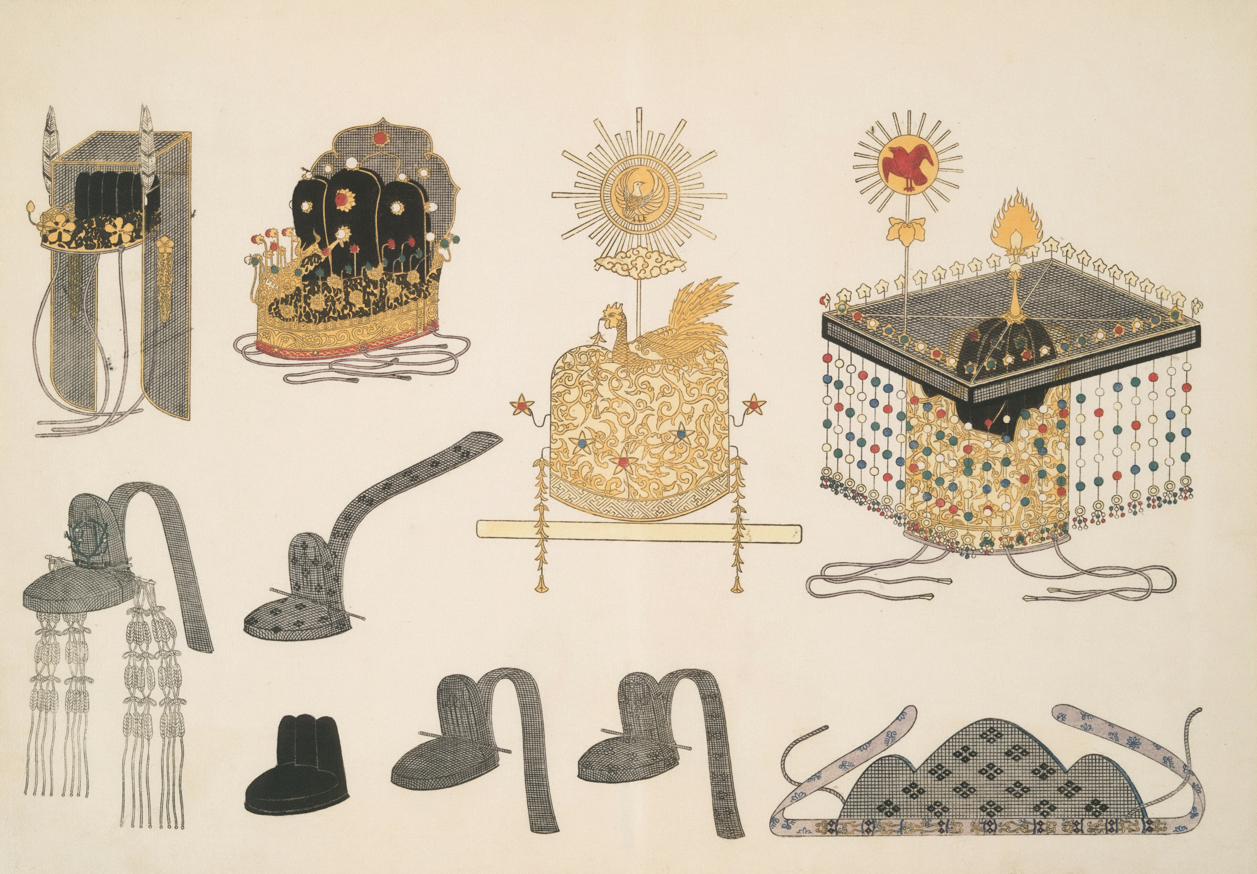 General Research Division, The New York Public Library. "An illustration of crowns" The New York Public Library Digital Collections. 1908. https://digitalcollections.nypl.org/items/510d47d9-83d9-a3d9-e040-e00a18064a99