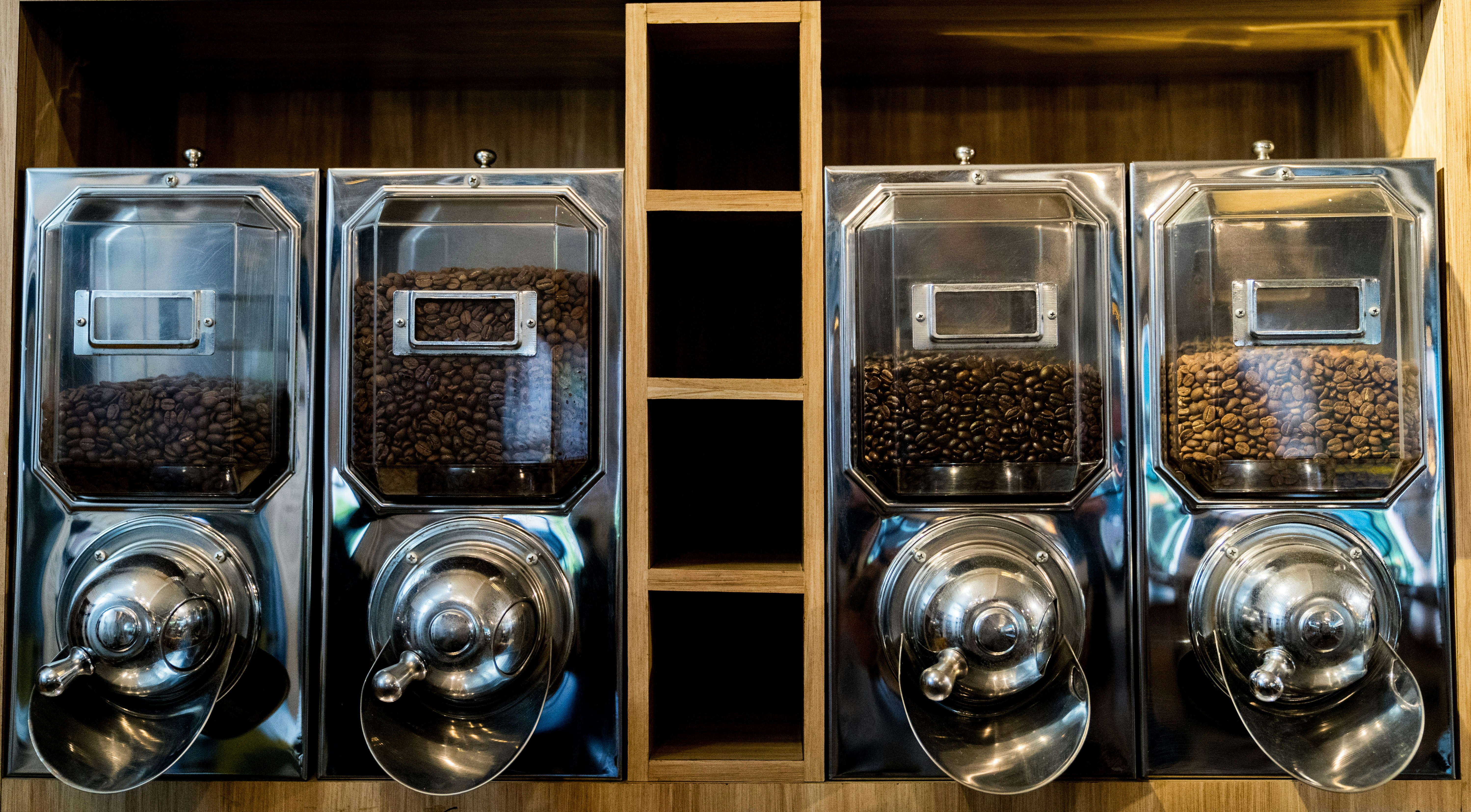 Different sizes of commercial coffee machines