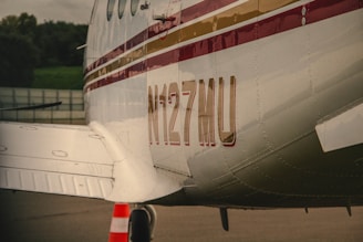 A close up of the nose of an airplane