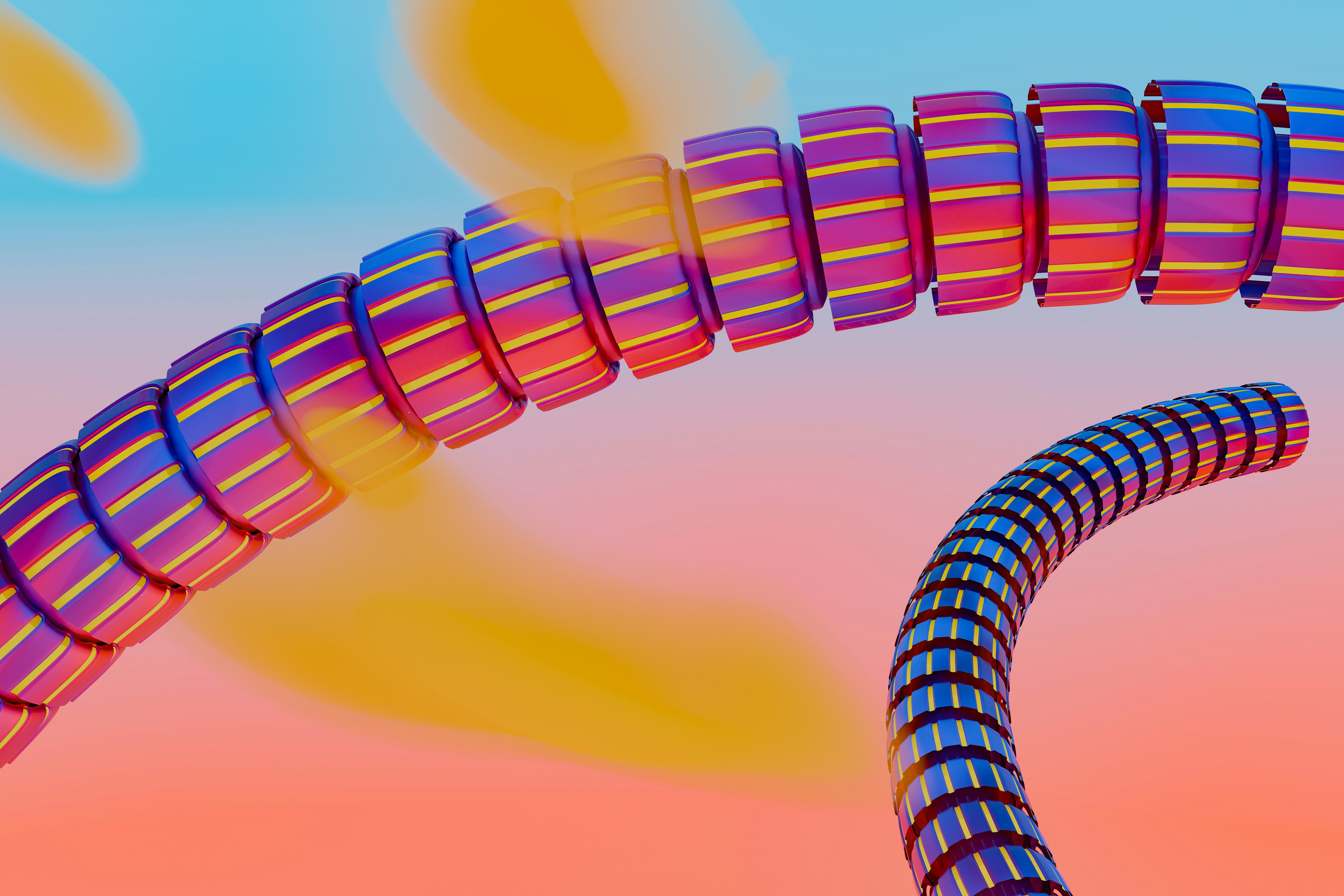 A computer generated image of a spiral