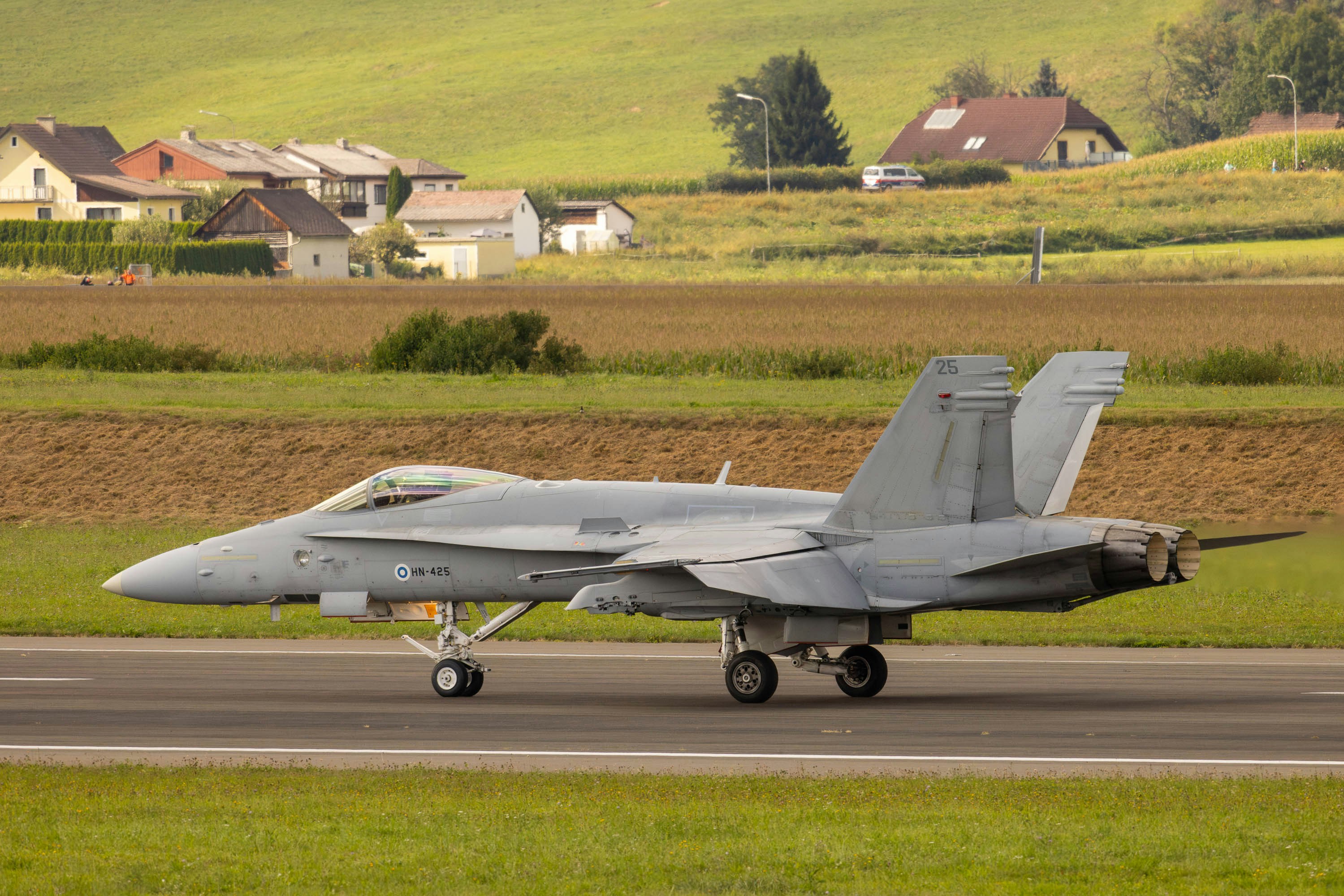 Finnish F18 jet fighter
