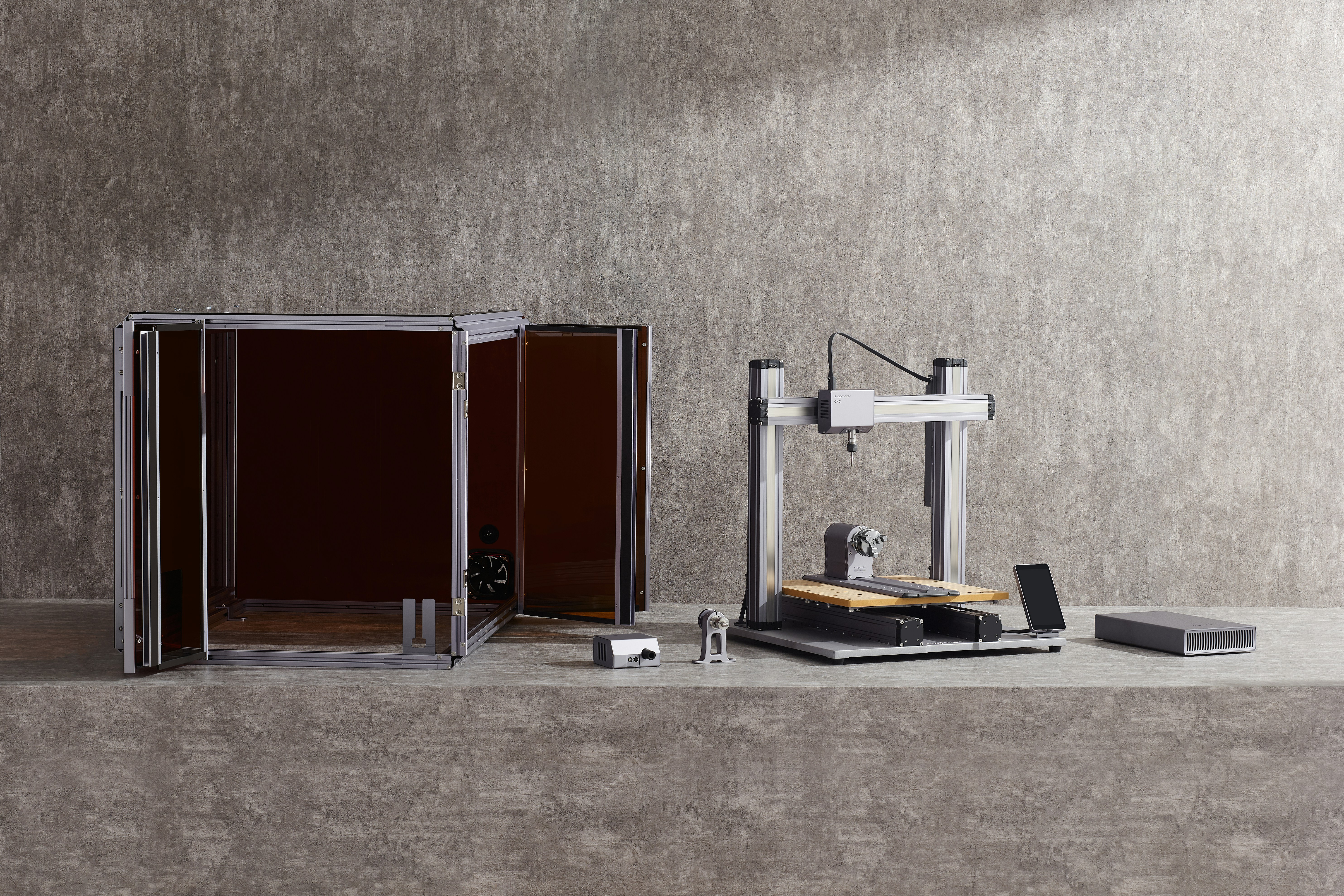 A table with a lamp and some books on it