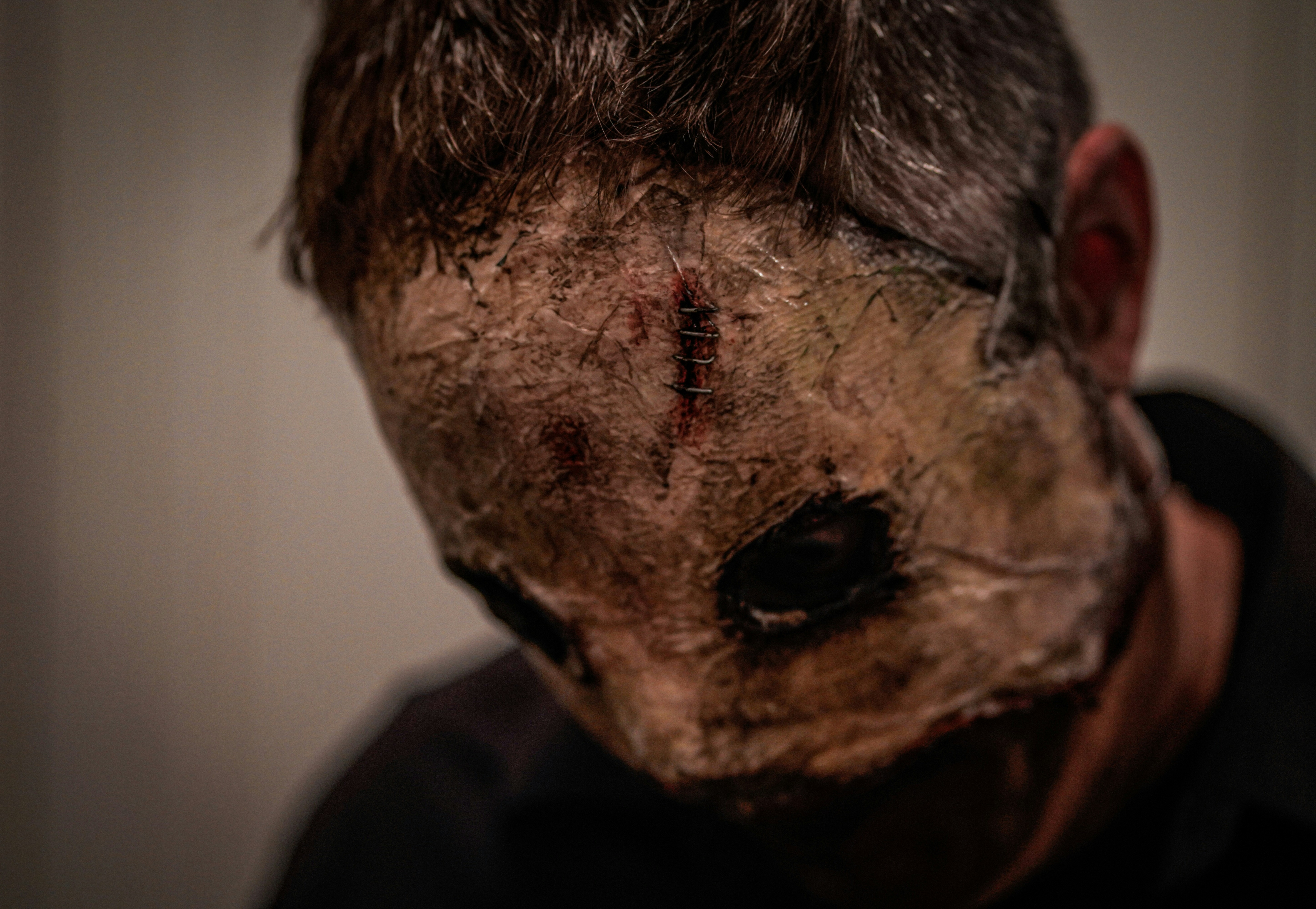 A man with a creepy look on his face