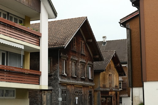 A couple of buildings that are next to each other