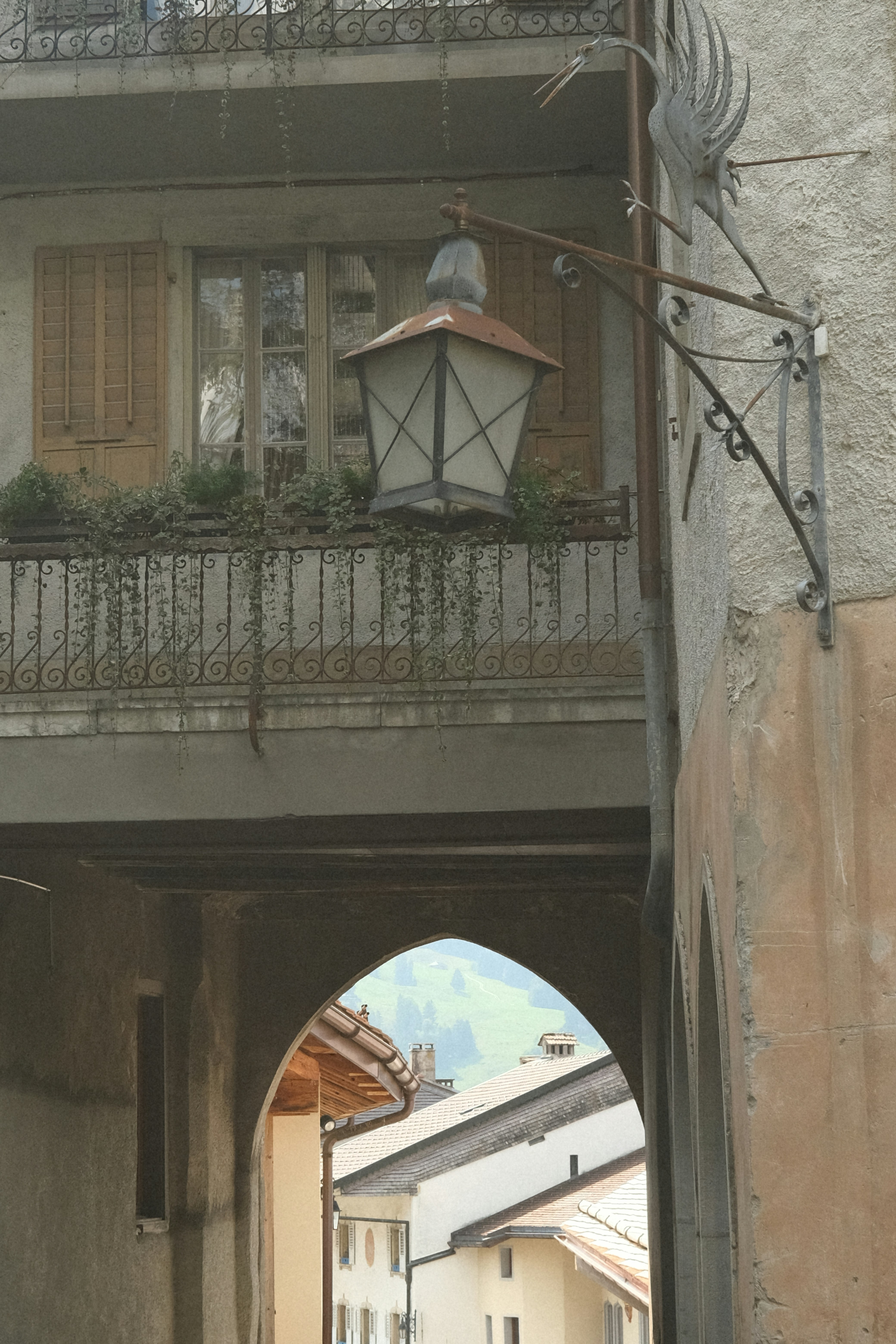 A tall building with a clock on the side of it