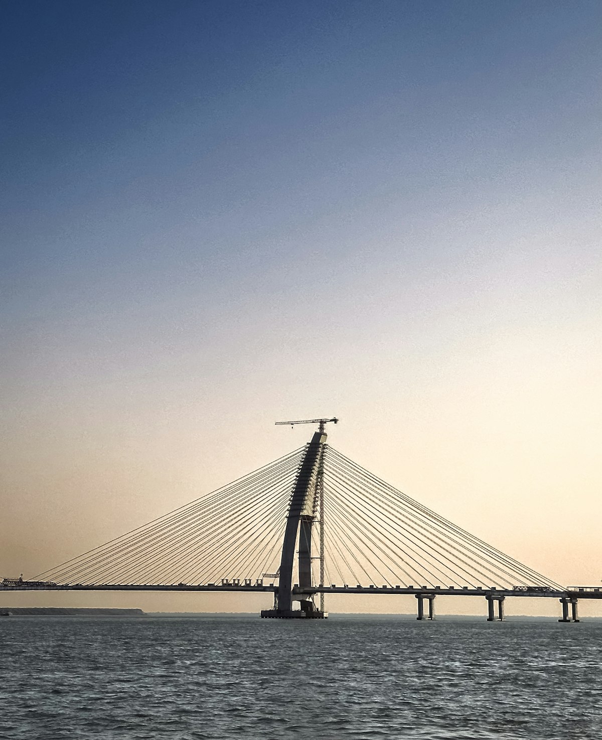 Bridge over the sea near Dwarka