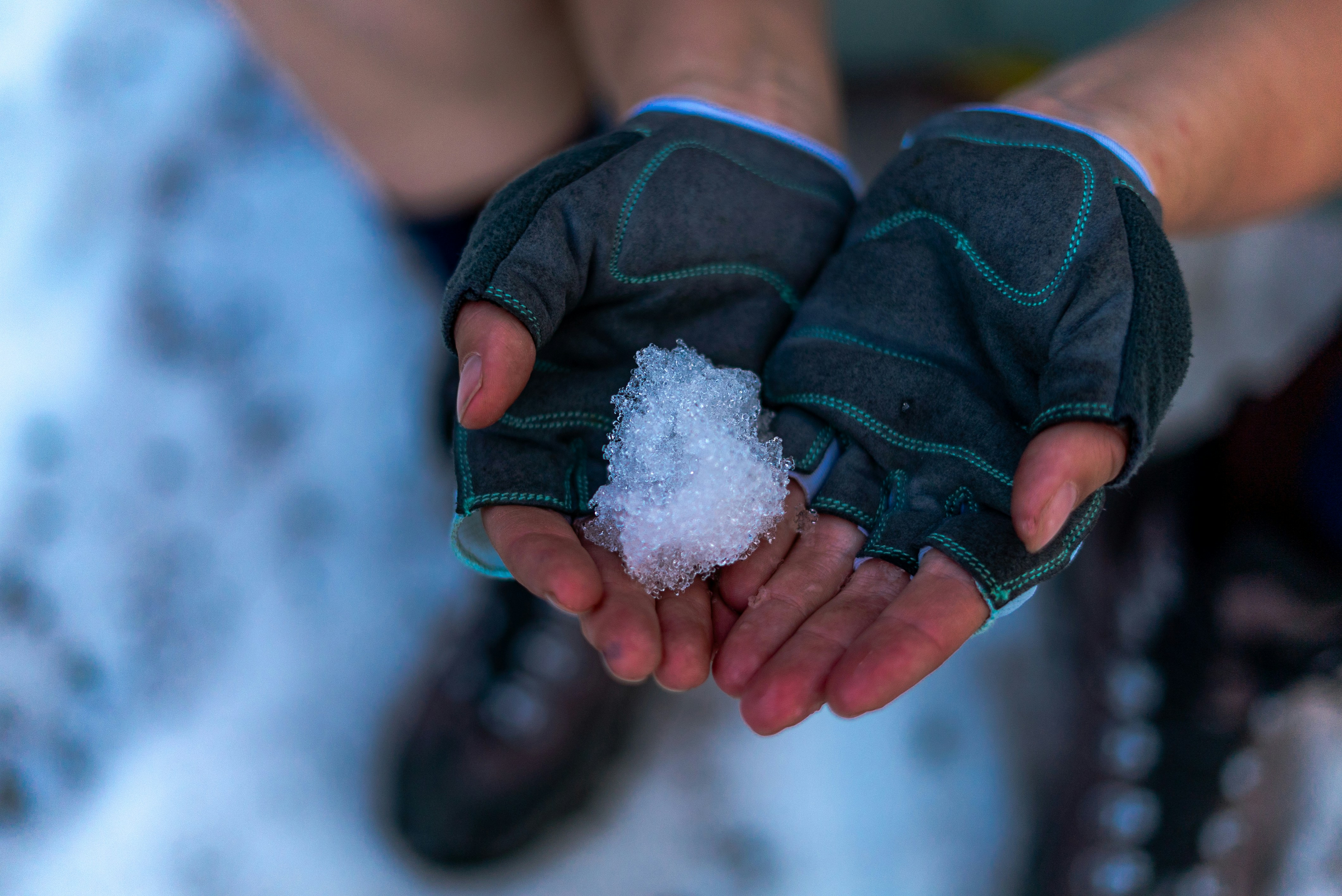 A pair of hands that are holding something