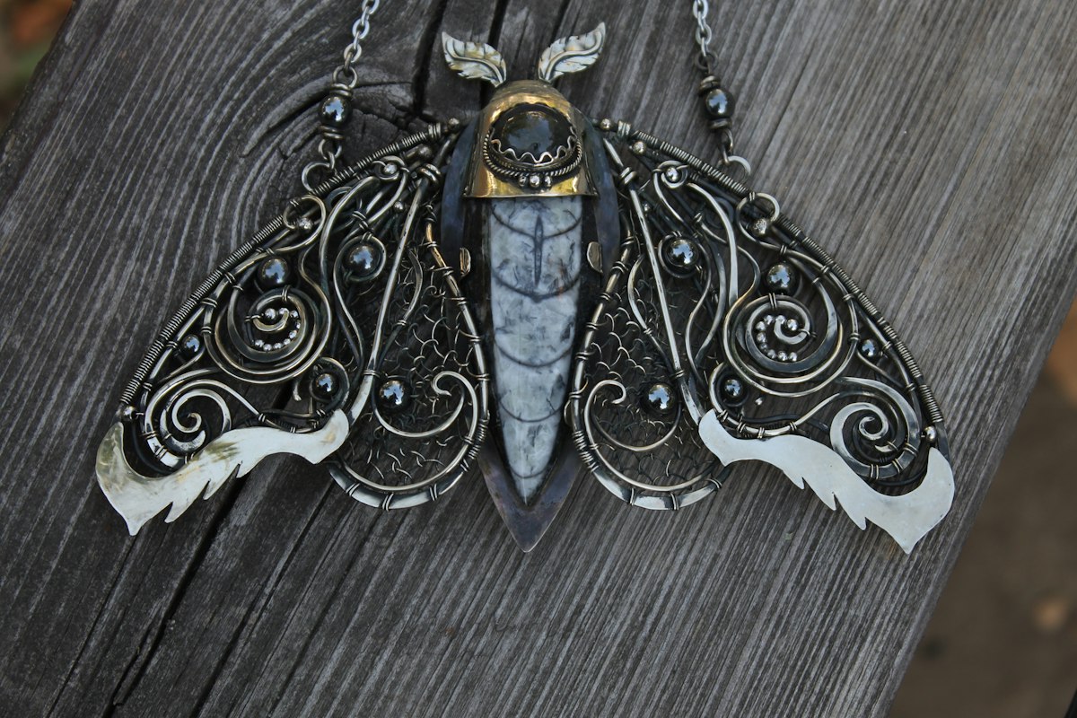 Moth Wing Pendant