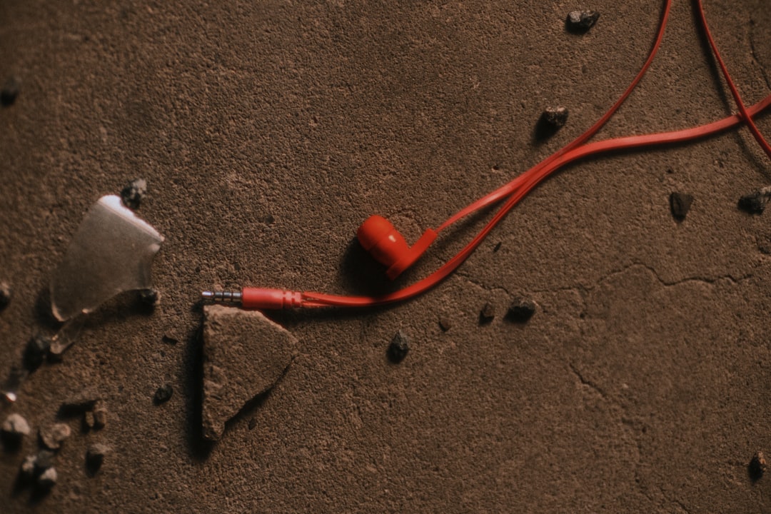 modern 掃除機 コードレス 充電できない A pair of red wires laying on top of a floor