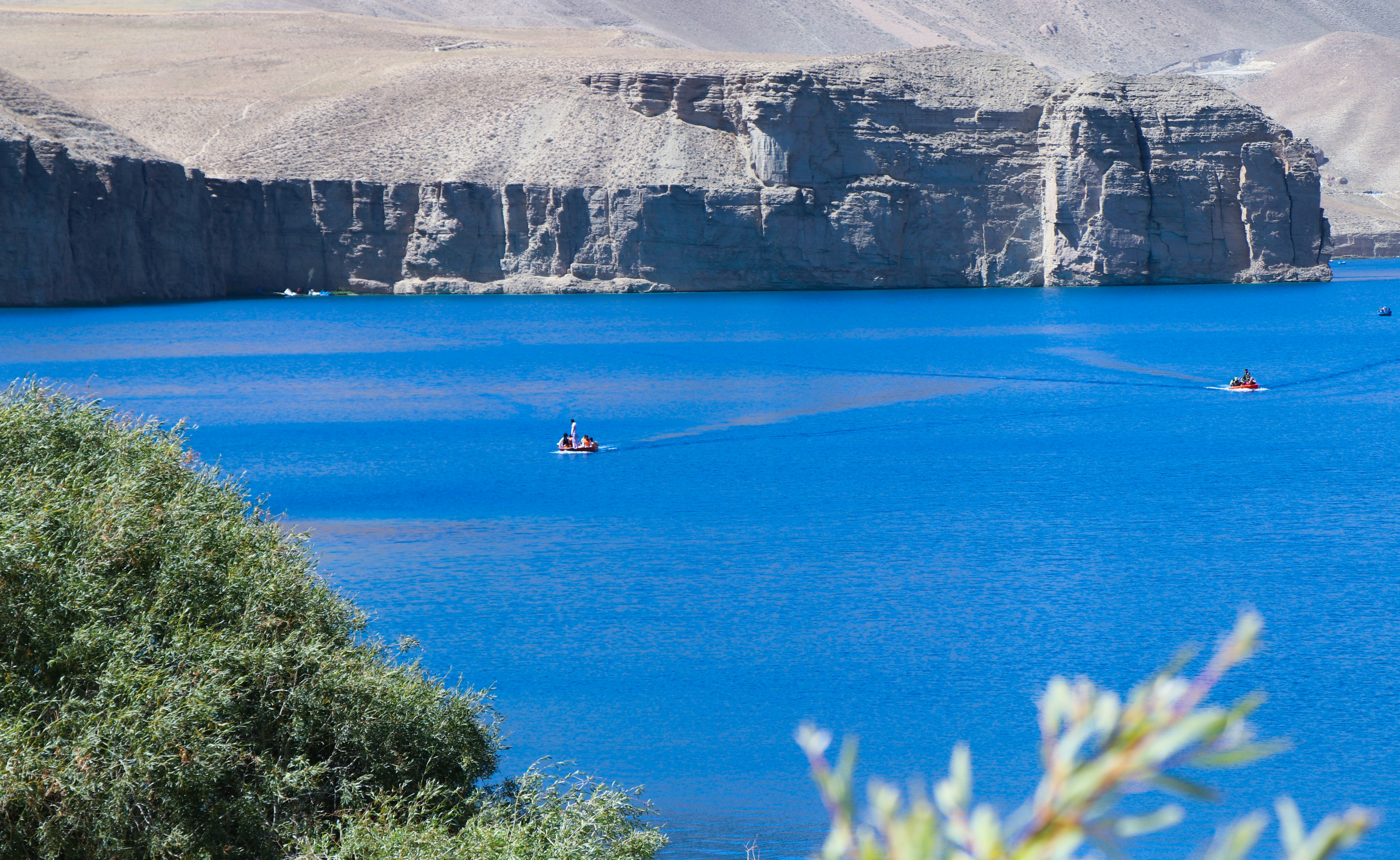 A large body of water surrounded by mountains, Band -e- Amir, Bamyan, Afghanistan