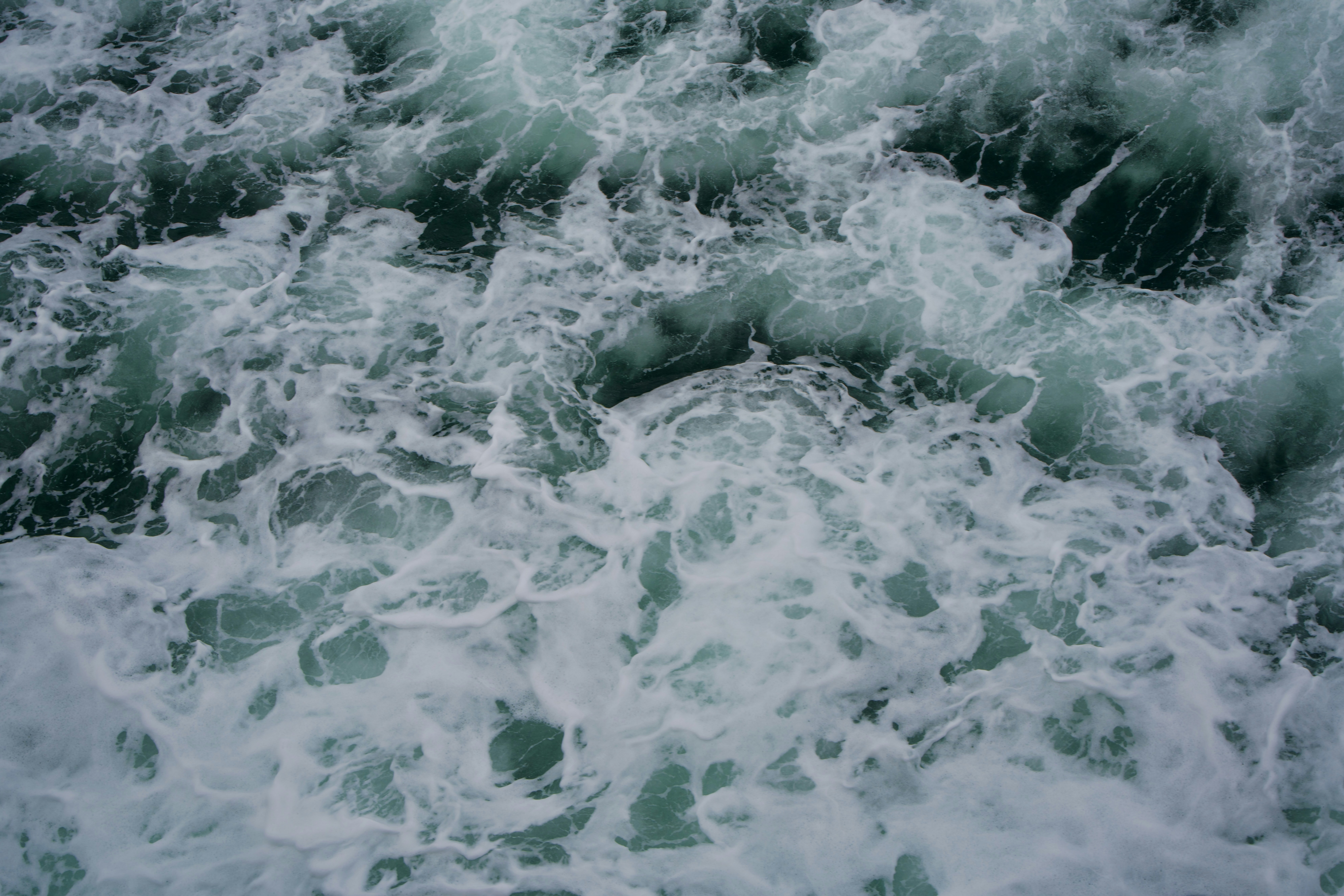 A view of a body of water from above