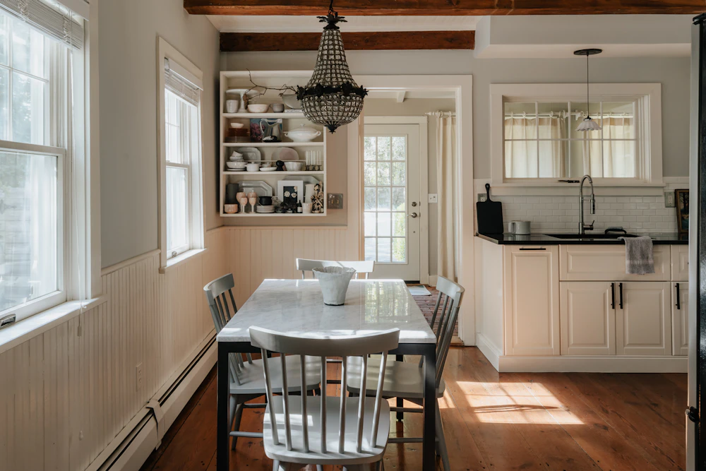 Kitchen with table and chairs