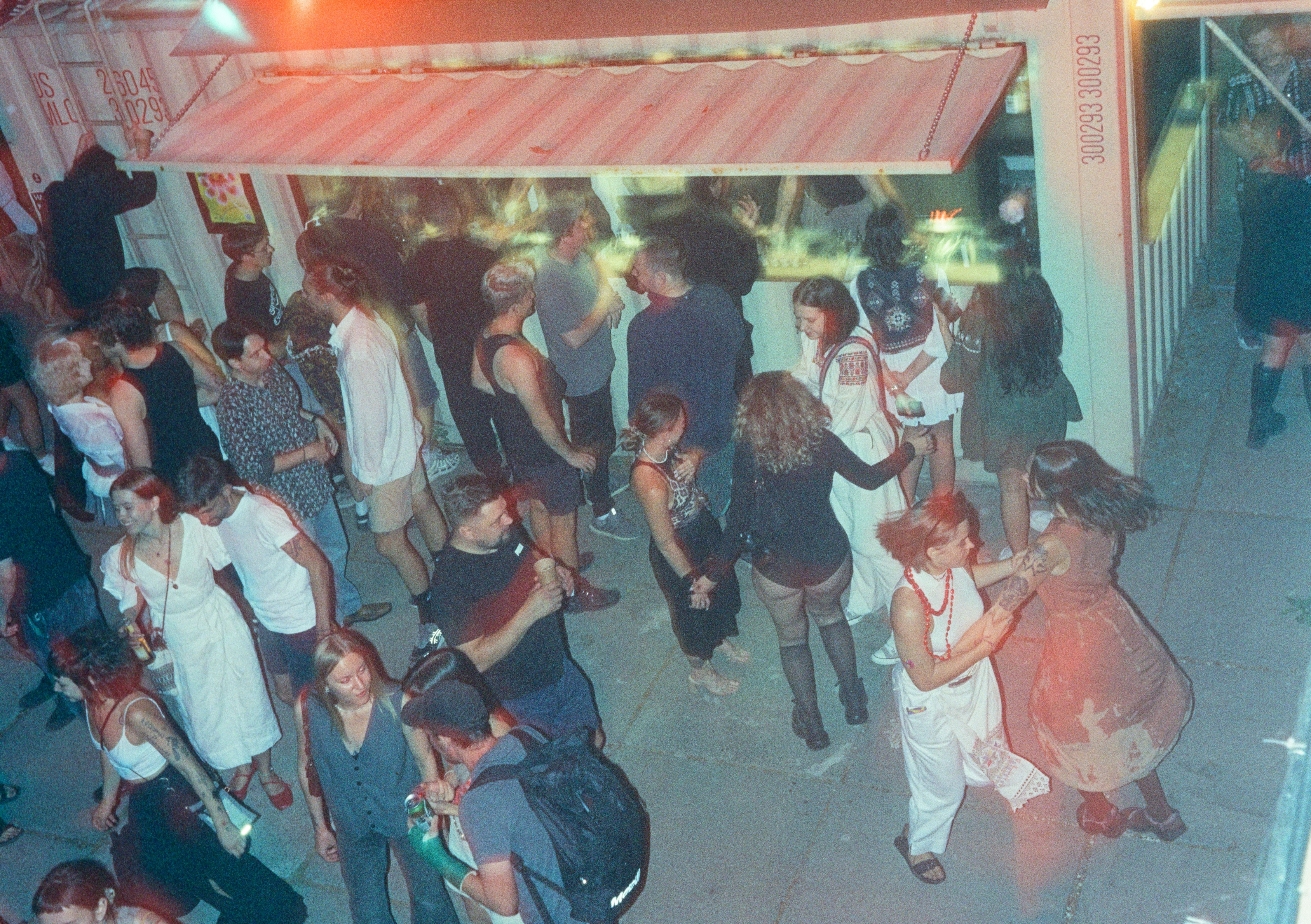 people dancing at CMYK rave | 2024 Canon Demi EE17| Canon SH f/1.7 30mm | Kodak Vision 3 200T
