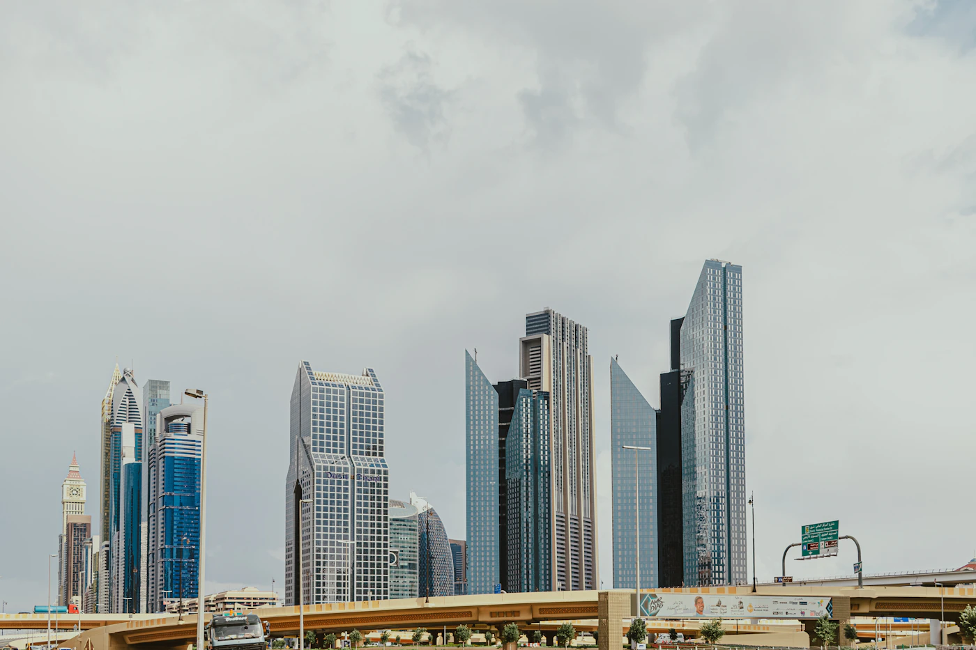 Dubai financial district skyline representing international market entry