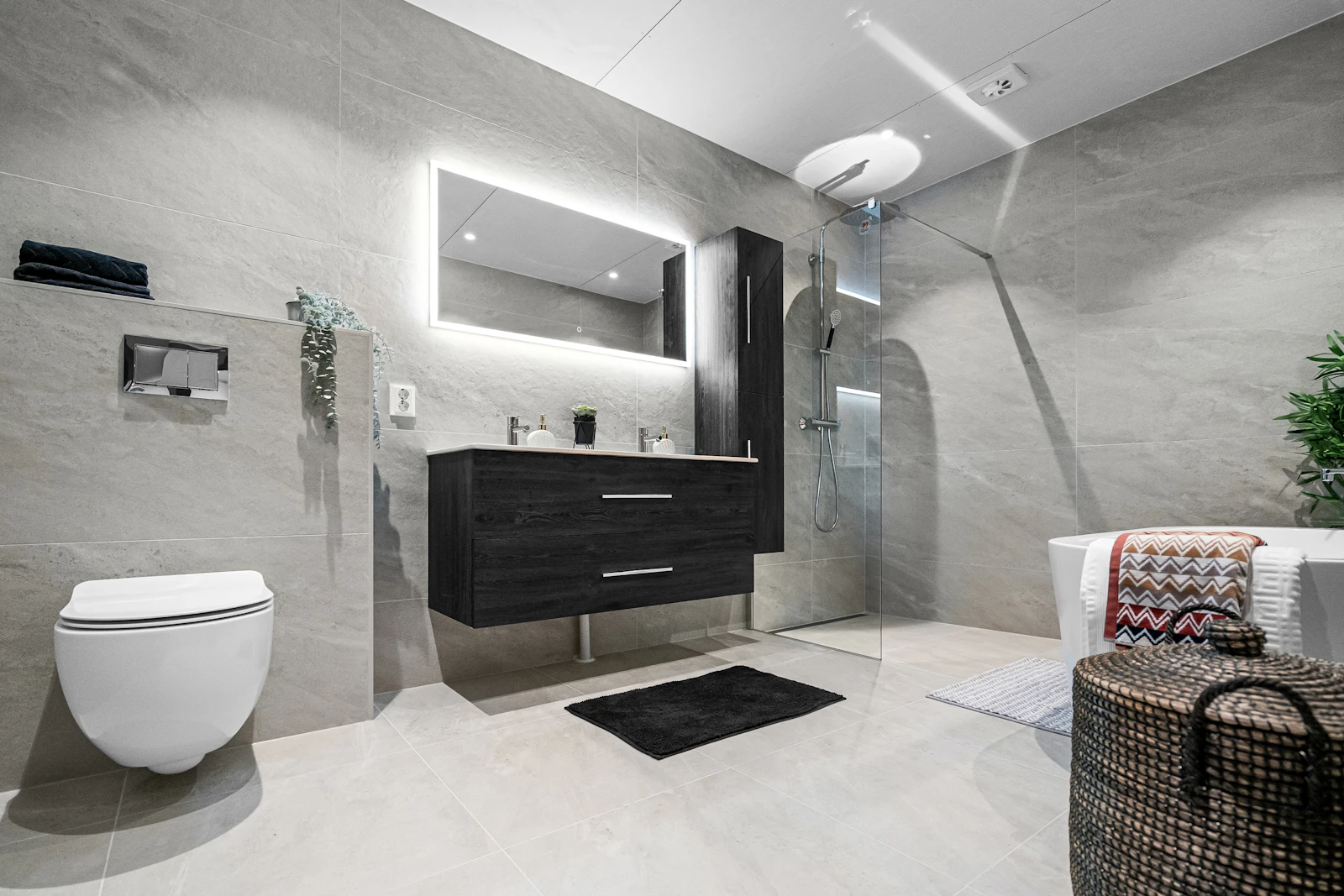 Doğal Dokulu Banyo