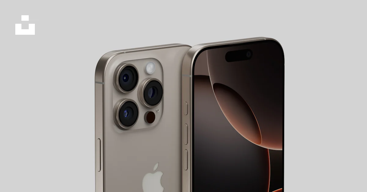 Two iphones side by side on a gray background photo – Free 3d Image on ...