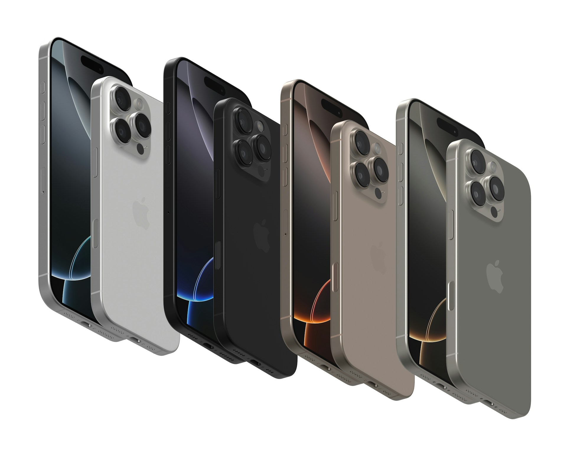 Four different models of the new iPhone 11