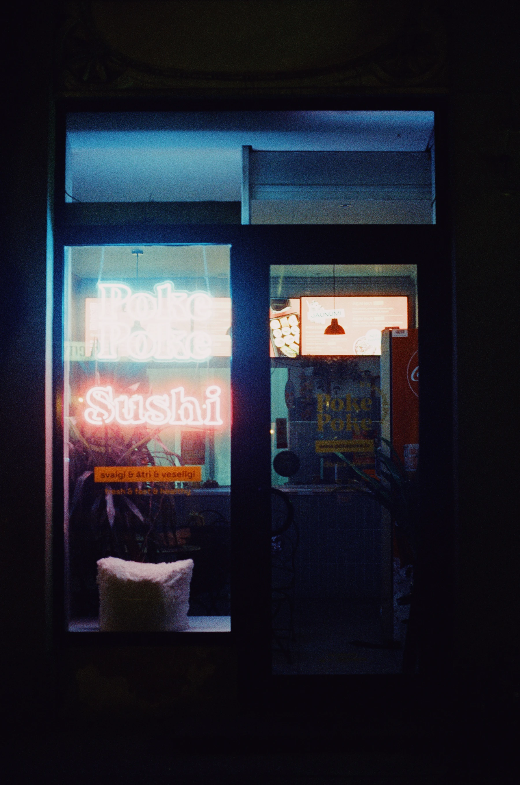 Vibrant local business storefront and facade on a neighbourhood street