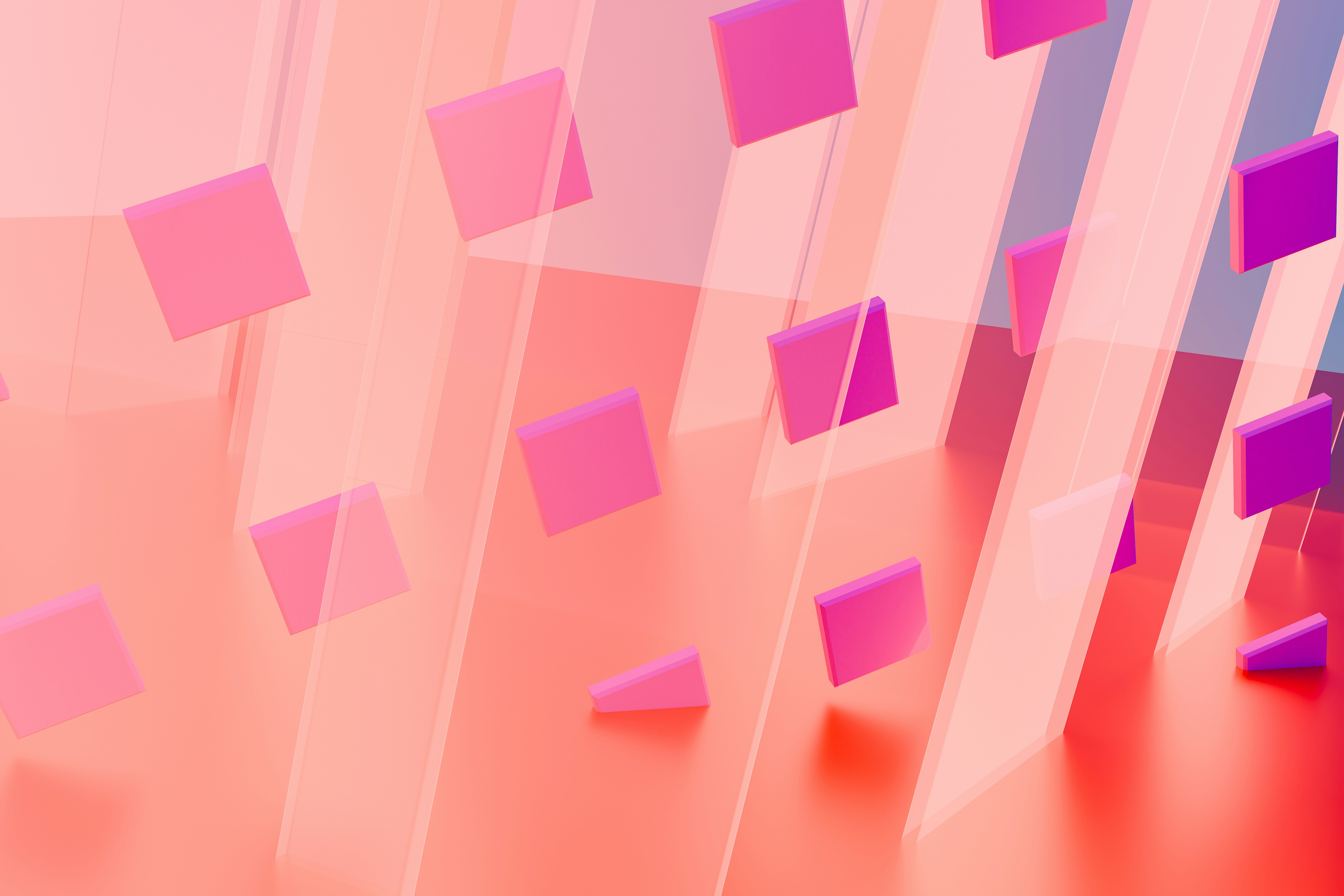 Um fundo abstrato rosa e azul com quadrados foto – Imagem grátis sobre  Papel de parede 4k na Unsplash, image size:3000x2000