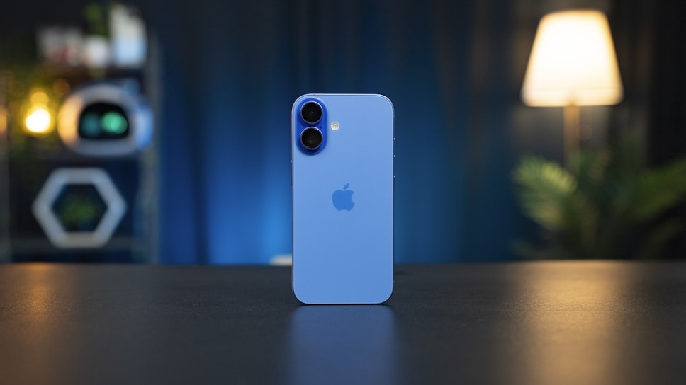 A close up of an iPhone on a table