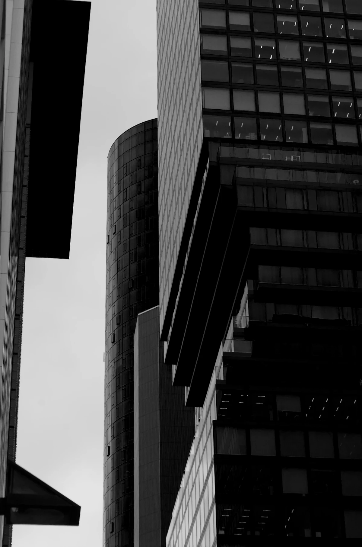 Office towers at dusk, Frankfurt am Main
