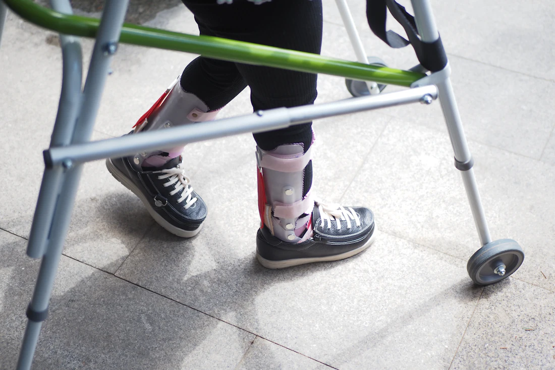 A resident with a mobility walker, a reminder that families can act to protect a loved one after a medication error