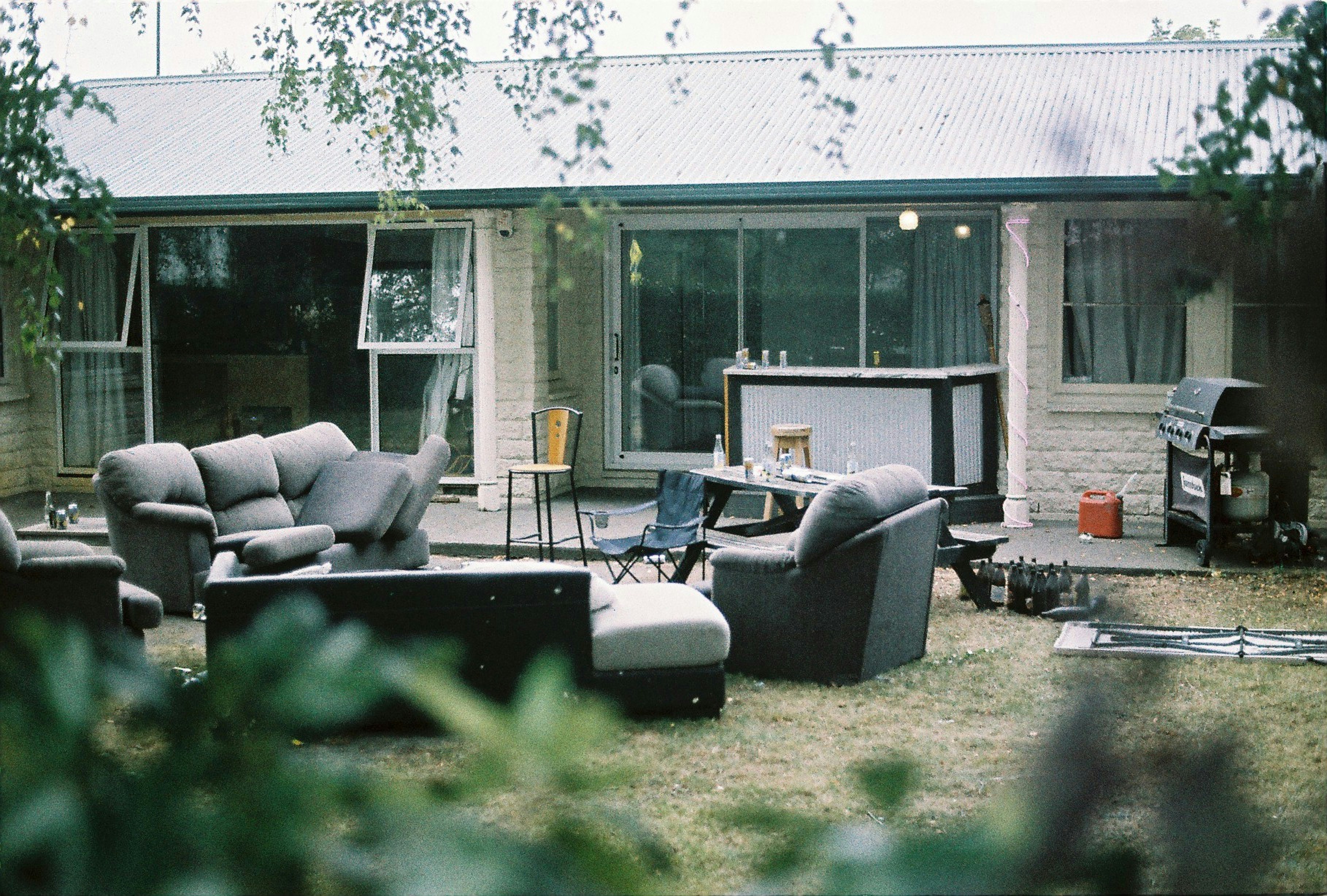 Outdoor furniture setup