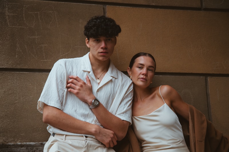 Couple from abroad together