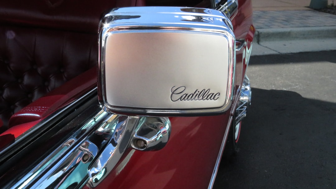 A close up of the emblem on a classic car, Car Show, detail, close-up, Cadillac, badging