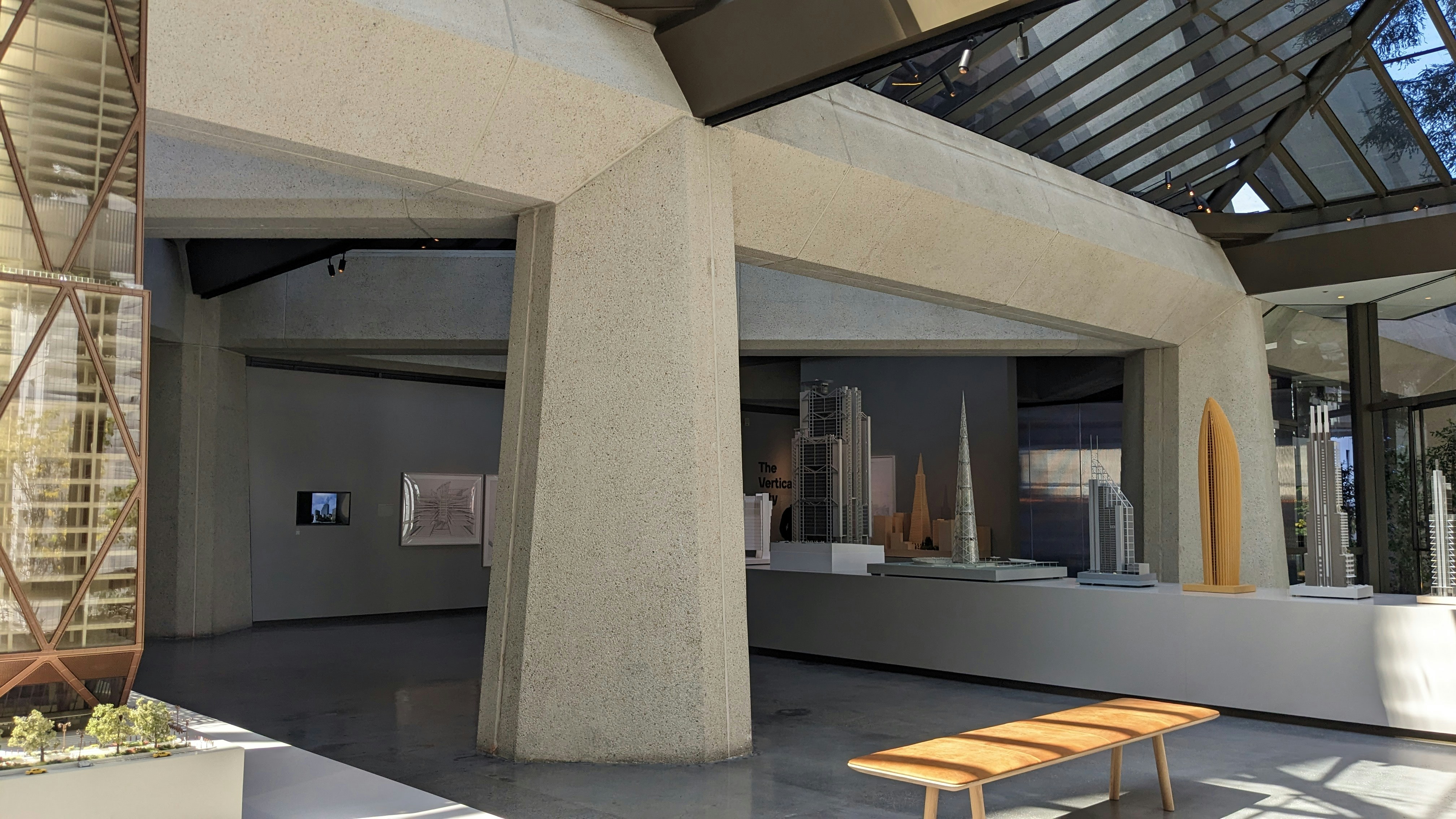 Large concrete studio space