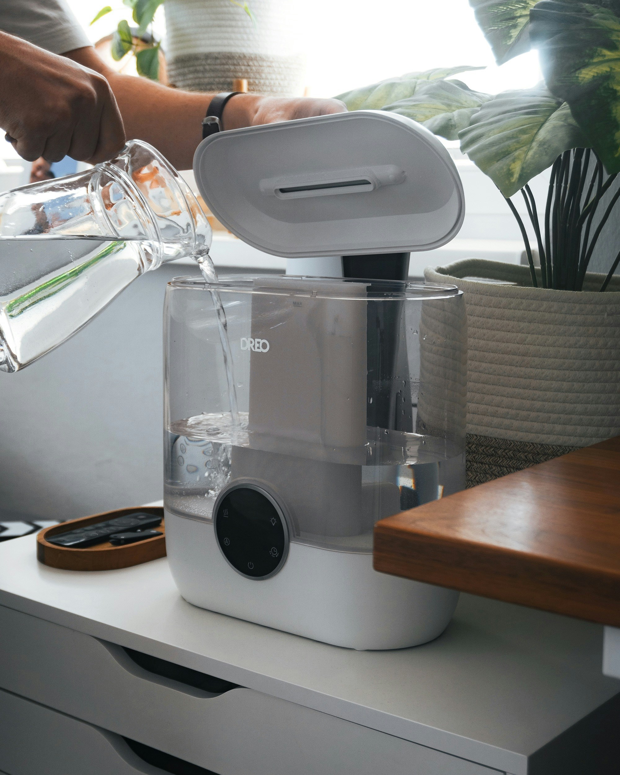 A blender on a kitchen counter, evoking Blendtec's product marketing