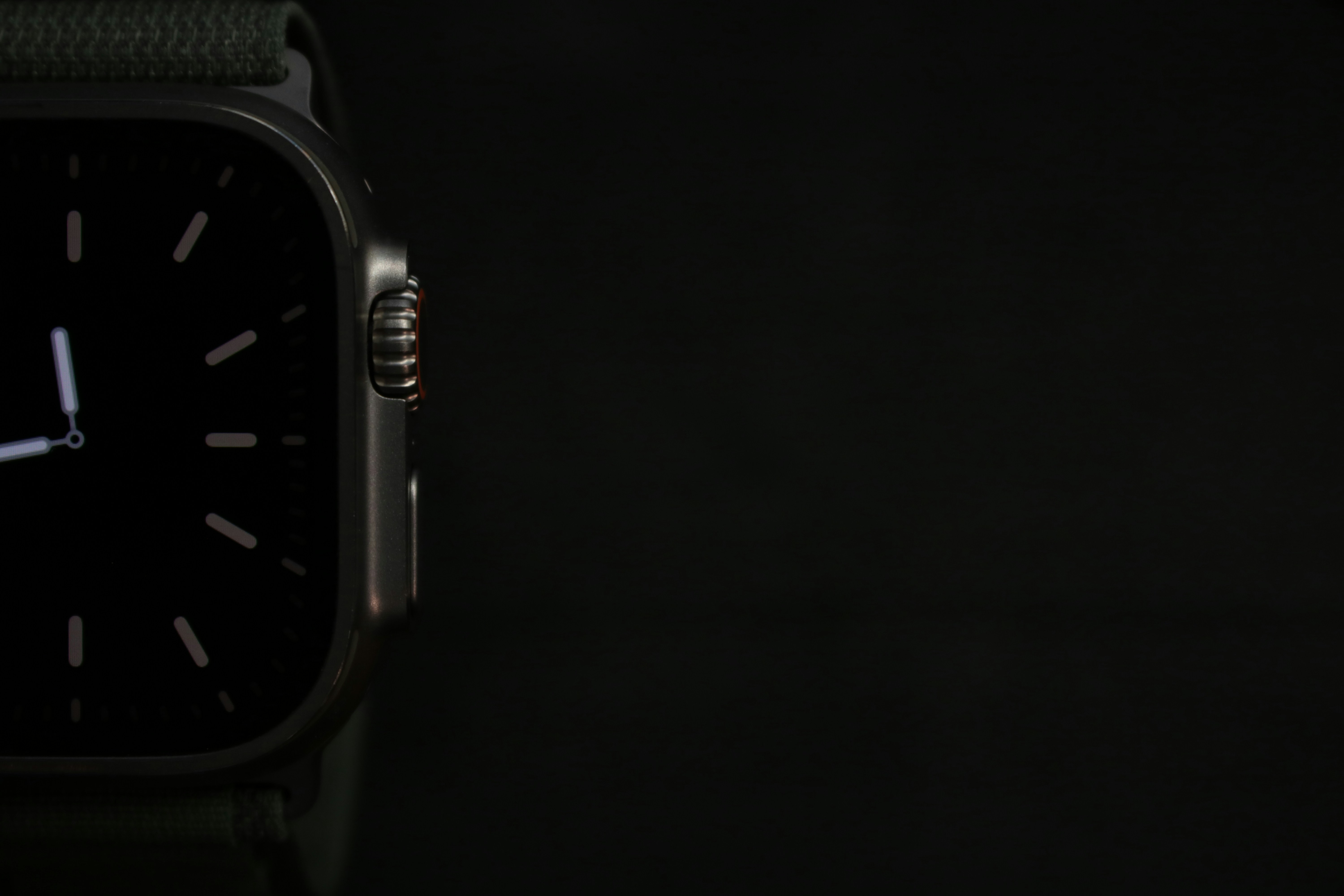 Apple Watch black face