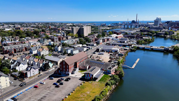 A view of Bridgeport, CT