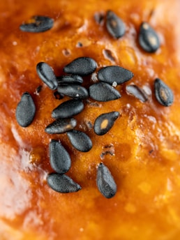 A close up of some kind of food