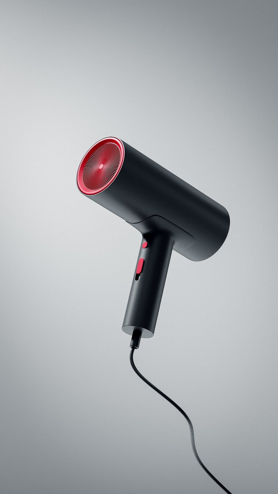 Hair dryer with modern design