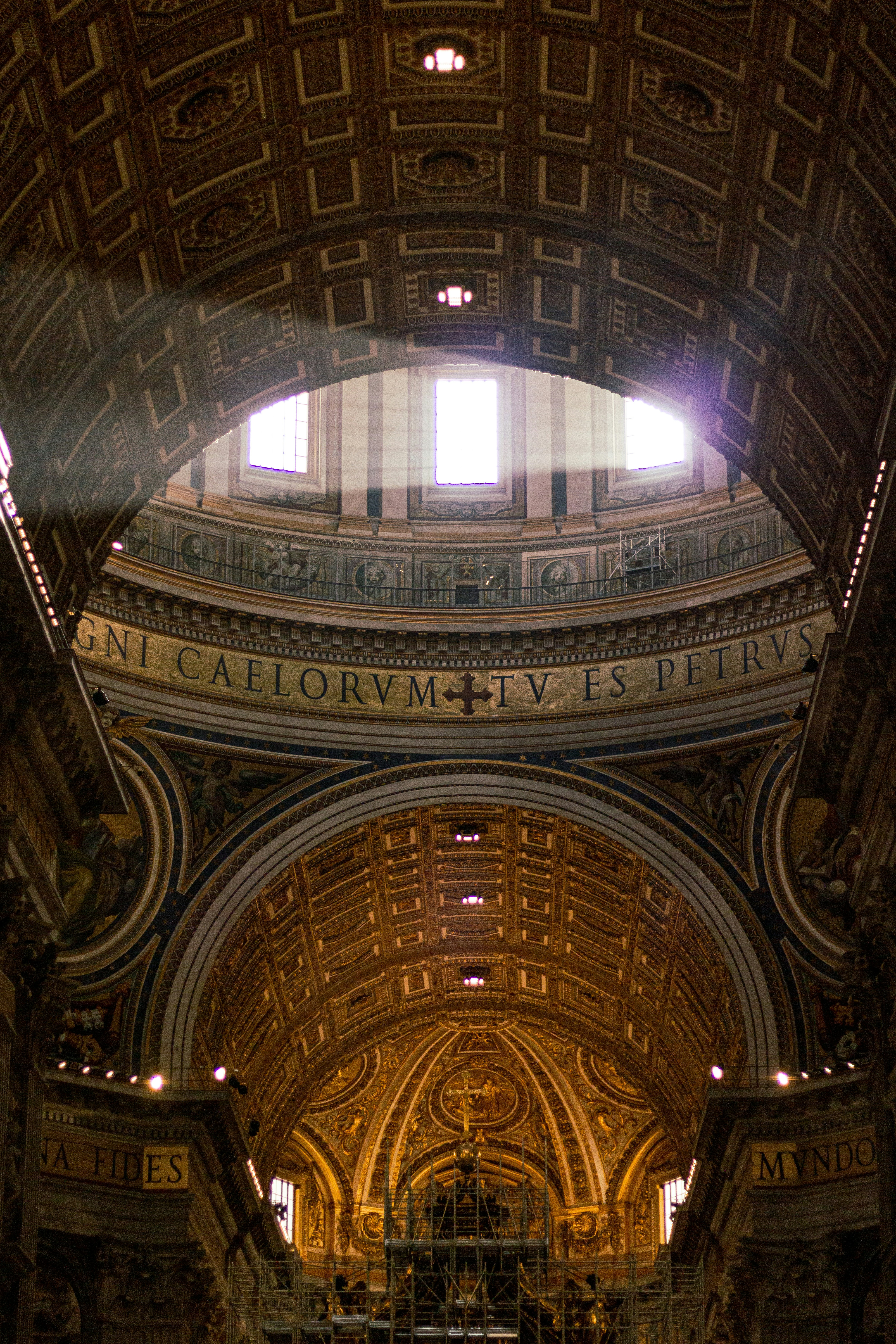 Interior view of the dome of Florence Cathedral (Duomo)