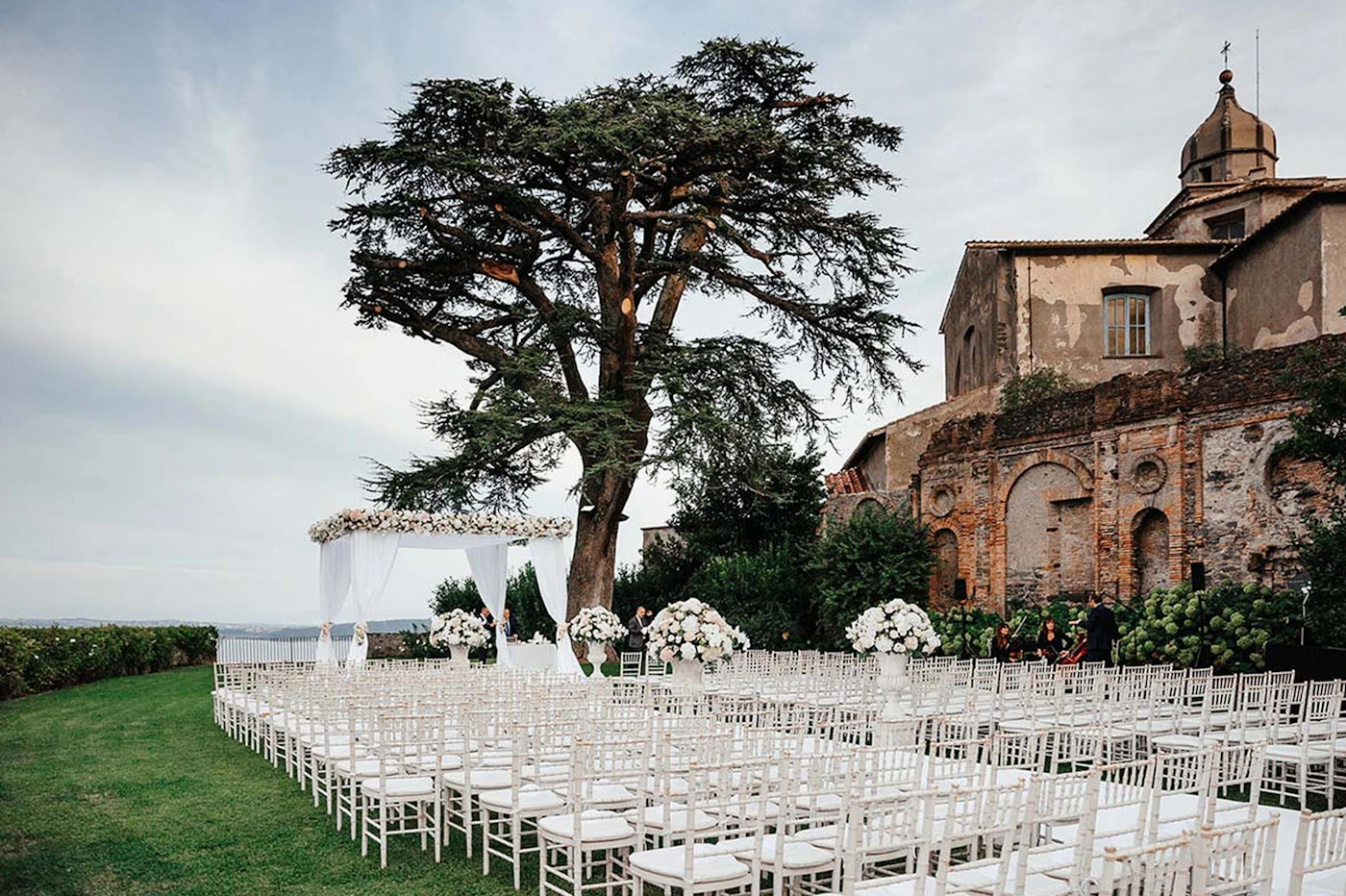 Non-religious wedding ceremony scripts for secular couples — A bride reads personal vows from a paper script.